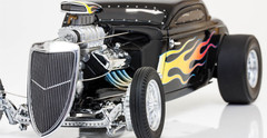 1 Race Car Hot Rod w/Chevy Corvette V8 RARE Dragster 24 55 57 12 1955Built Model