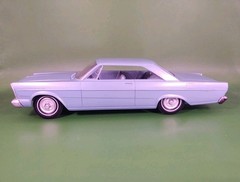 1965 Ford Galaxie 500 XL Dealership Promo Car 1:25 SCALE 8.25×3″