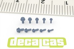 Decalcas Detail-Up Hex Flange Bolts Drilled for Safety Wire 5 Sizes # DCL-PAR156
