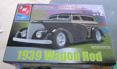 AMT Ertl 1/25 1939 39 Wagon Rod Chevy Chevrolet Street Rod Model Kit NIOB