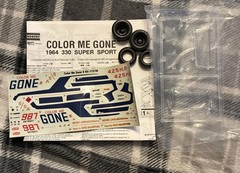 “COLOR ME GONE” 1964 Dodge 330 Super Stock, Plastic Car Model by Lindberg #72156
