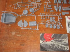 AMT 1936 Ford Customizing Kit #149 Unbuilt in Box 60s Issue Grey Plastic Orig 36