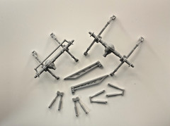 Pulldozer Dana 60 Axles 4 Link Suspension Kit 1 24 1 25 Chevy Blazer Mud Truck