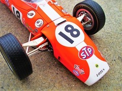 Lotus Race Car Formula 1 Vintage Indy 500 Racing Custom Built Metal Model