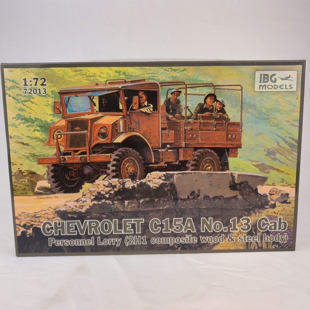 IBG Chevrolet C15A No. 13 Cab Lorry 1/72 Scale Plastic Model Kit