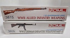 (2) DML 1/35 WWII German Infantry Weapons Pt. 1 and Allied Infantry Weapons