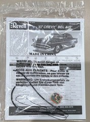 Revell ’57 Chevy Hardtop 3’n1 1:12 Plastic Unassembled Model Kit 85-2619