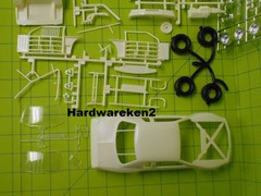 DONOR 1983-1986 NASCAR FORD THUNDERBIRD STOCK CAR MODEL KIT- WHITE – 1/24