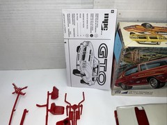 MPC 1/25 1970 Pontiac GTO Partially Built, w/Box As Is