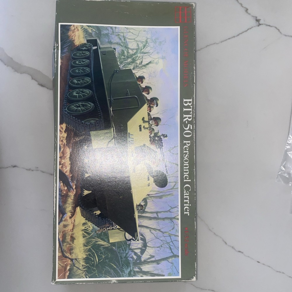 Glencoe Models 1/32nd Scale BTR-50 PERSONNEL CARRIER Model Kit