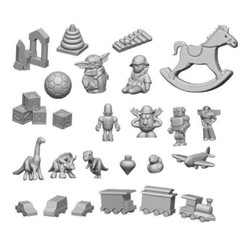 Children Toys Resin Set – Modelling Wargames bear children toys warhammer 40K
