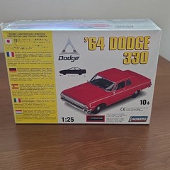 Lindberg 1964 Dodge 330 1/25 Scale Model Kit Sealed 426 Max Wedge Mopar