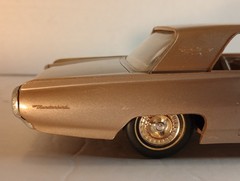 RARE 1963 Ford Thunderbird Dealer Promo 1:24 Plastic Car Bronze