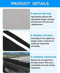 Dashboard Cover Mat for 1981-1991 Chevrolet Chevy C/K/R/V Series Blazer, GMC …