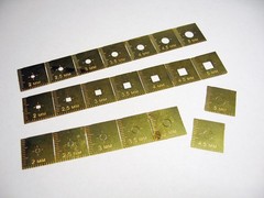 1:100 Rivet Template Tool for scale model aircraft and armor
