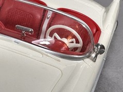 1/24 Scale 1953 Chevrolet CORVETTE Super Nice Model Car 1/25 C1 White/Red *NICE*