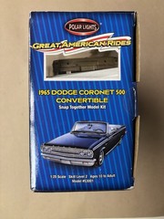Polar Lights 1965 Dodge Coronet 500 Convertible Model Car Kit