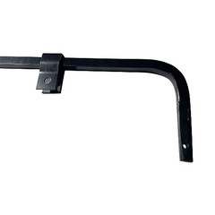 Pair Mud Flap Hangers Kit 30″ Use 24″ Wide Semi Truck Mudflaps Steel Straight