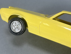 1973 Pontiac Firebird Formula 400 Yellow Dealer Promo Model Car