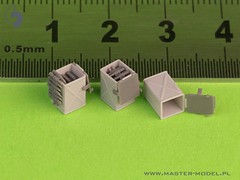 Master 1/35 US 50 Round Ammo Cans for 0.50cal Browning M2 OPEN GM-35-071