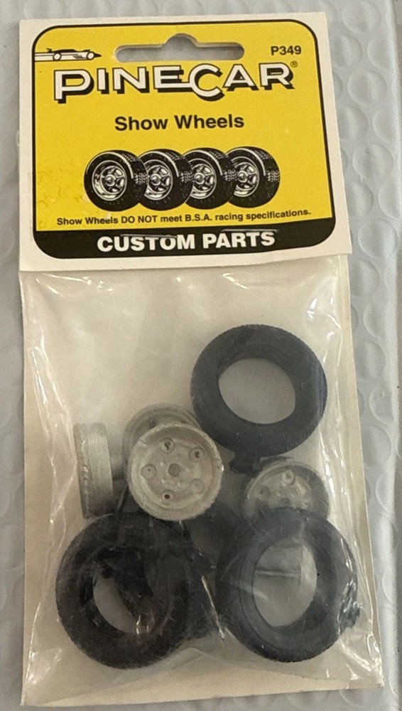 Pine Car Show Wheels Custom Parts P349 For Pinewood Derby