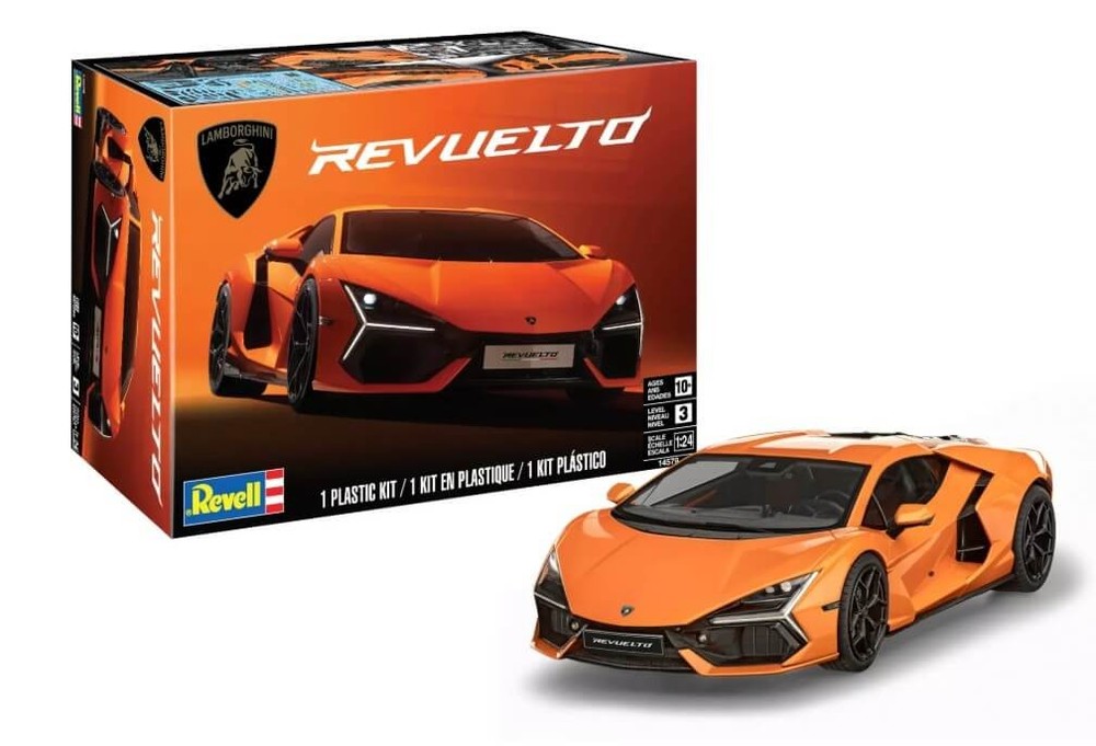 Revell 1/24 Scale Lamborghini Revuelto Plastic Model Kit 14579