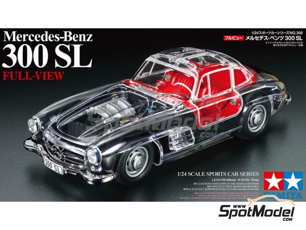 Tamiya 24366 Mercedes-Benz 300SL Full View 1/24 model kit