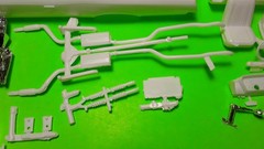1967 GTO Pontiac 1/25 Body Glass Hood Dated Bumpers Interior Tub Frame Taillamps