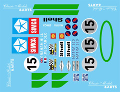 Matra Simca MS670 1972 Le Mans Winner Model Kit Scale 1/24 – 1/25 or 1/8