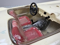 Vtg Large Ideal 1953 Chevrolet Corvette Built Model Car For Parts Motor Works