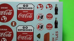 1940 Willys Pickup Gasser 1/25 Decal Sheet Coca Cola Coke Vintage Style Bottle