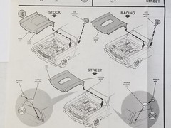 1970 Chevelle CUSTOM HOOD for Revell Monogram 1:24 Model Kit 70 Chevy Malibu SS