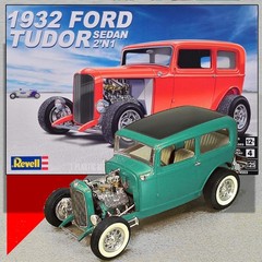 REVELL 14553 1/25 1932 FORD TUDOR SEDAN 2 IN 1 MODEL KIT