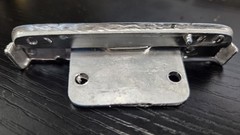 1960 Ford Starliner Rear Screw Bottom Bumper w Molded Lenses Circa 1980’s