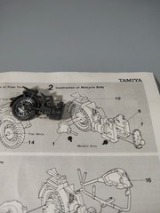 Tamiya BMW R75 German Motorcycle with Sidecar – Kit # 35016 – 1/35