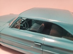 M131. 1964 FORD GALAXIE 500 XL DEALER PROMO MODEL CAR 1/25 Scale TURQUOISE