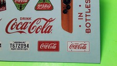 1940 Willys Pickup Gasser 1/25 Decal Sheet Coca Cola Coke Vintage Style Bottle
