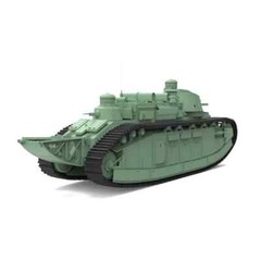 SSMODEL SS87668 1/87 Military Model Kit France FCM 2C Heavy Tank
