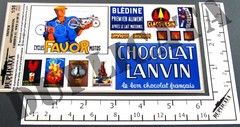 Diorama – 1/35 French Advertisement Posters, Various Sizes #1 – WW2 (2 sheets)