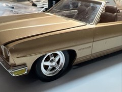 Model King 1970 Pontiac Bonneville Convertible Built Model Kit #21574P CLEAN