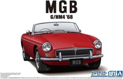 Aoshima Bunka Kyozai 1/24 The Model Car Series No.101 BLMC G/HM4 MG-B MK-2 1968