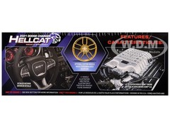 SKILL 2 MODEL KIT 2021 DODGE CHARGER HELLCAT REDEYE 1/25 SCALE BY AMT AMT1325