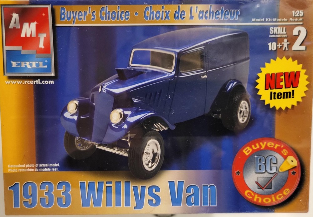 AMT ERTL 1933 Willys Van 1/25 Scale # 31566 (New Sealed)