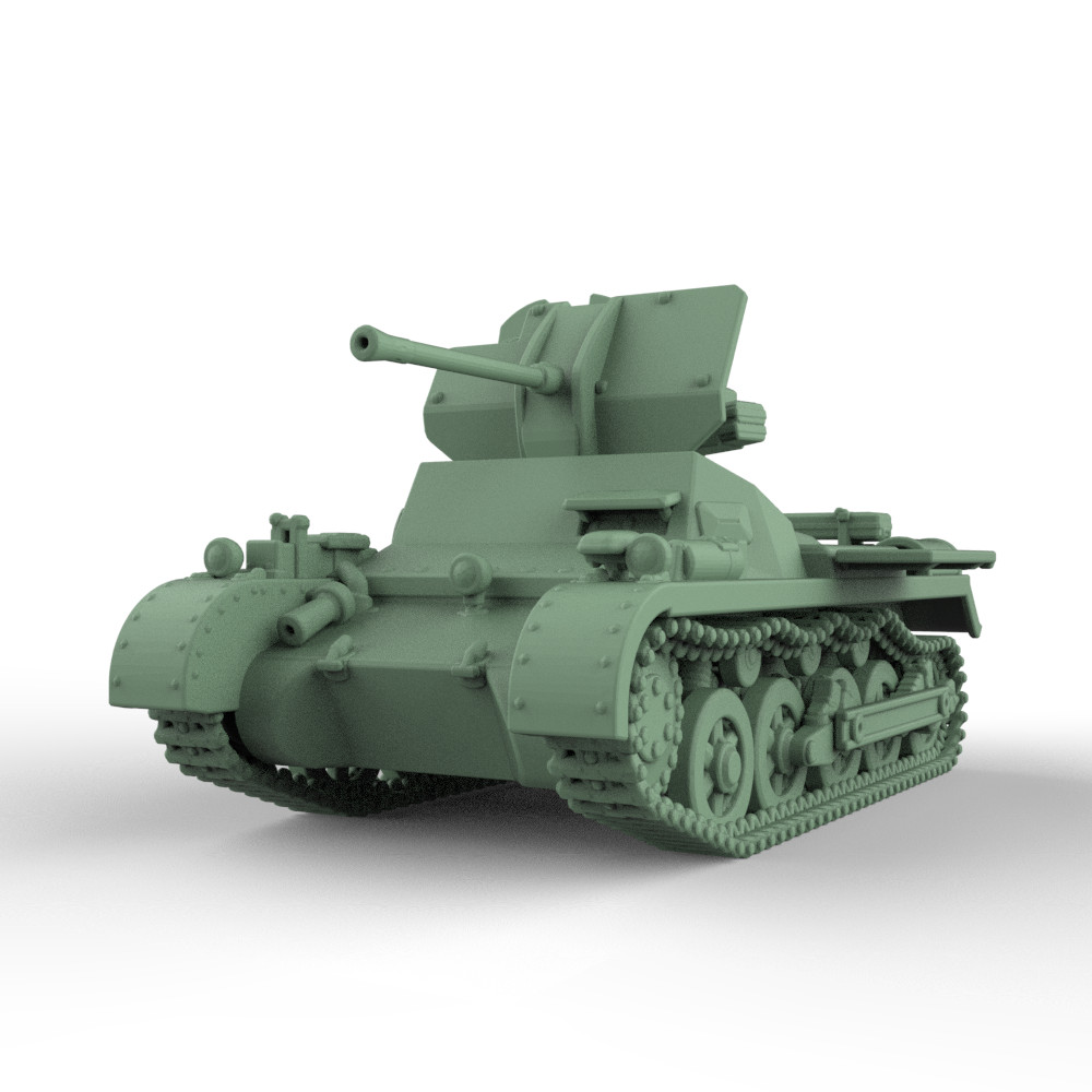 MRY-SFW SS200705 1/200 Military Model Kit German Flakpanzer I Ausf. A SPAA