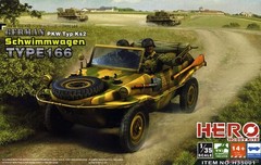Hero Hobby F35001 1/35 Schwimmwagen Type166 Plastic Model Kit