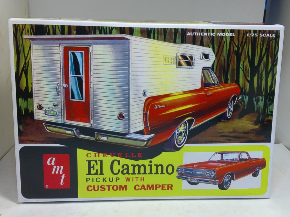 AMT 1364 – 1965 Chevy El Camino Pickup w/ Custom Camper 1/25 – MISSING PIECES