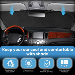 Sunshade for RAM Promaster Windshield Sun Shade for 2014-2025 2026 Dodge RAM Pro