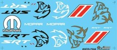 Slixx 7244 Hellcat/Demon Graphics 1/24 1/25 decal