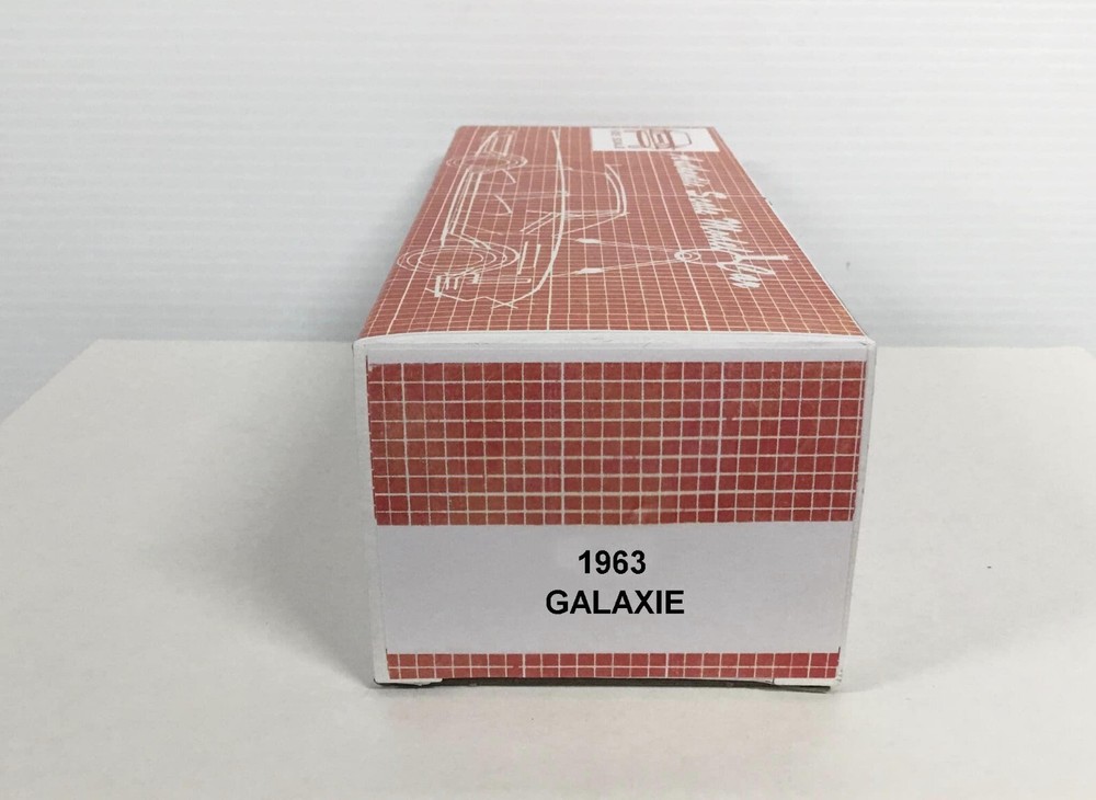 New 1963 Ford Galaxie Promo Model REPLICA BOX ONLY..NO CAR Red