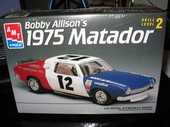 AMT ERTL 1/25 Bobby Allison’s 1975 AMC RWB Matador Model Kit Sealed Box Goodyear
